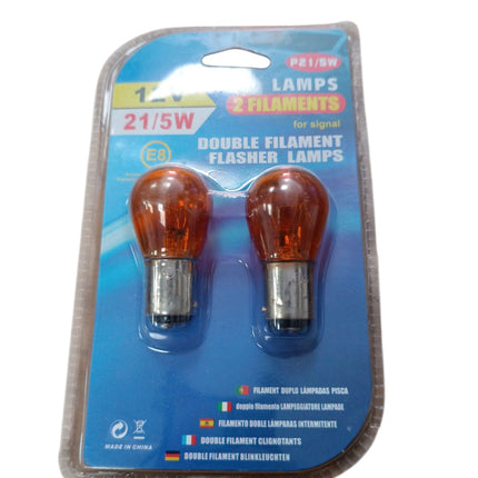 Bombillas de Intermitente Doble Filamento H.K - 2uds