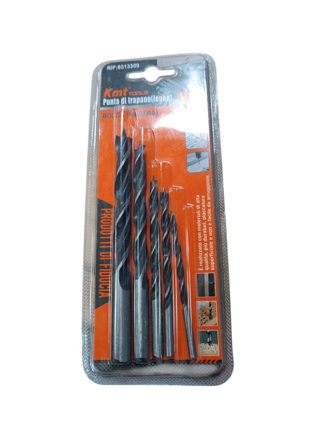 Set 5 Brocas Para Madera KMT