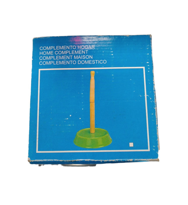 Soporte de Ceramica y Madera para Rollos de Papel Arte Regal