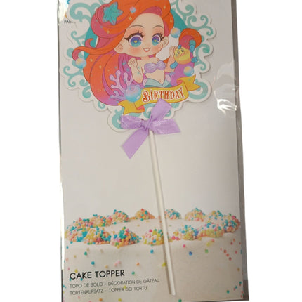 Decoración de Pastel de La Sirenita - Xoko
