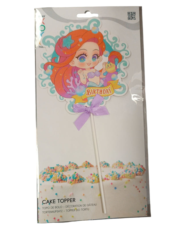 Decoración de Pastel de La Sirenita - Xoko