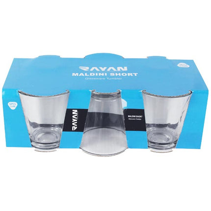 Vasos de Cristal Rayan 230ml - 6uds