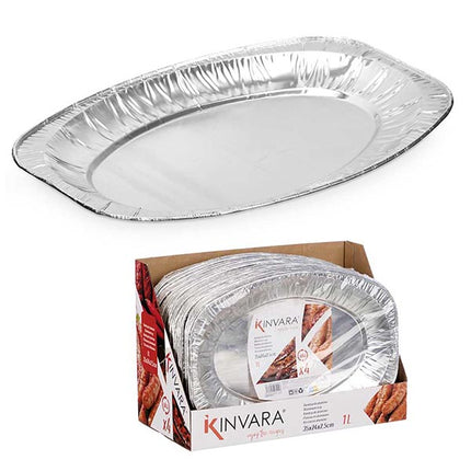 Bandeja de Aluminio Kinvara - 3uds (35x24x2.5)
