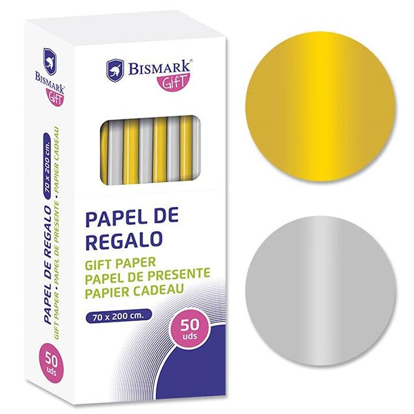 Papel de Regalo Liso Bismark - 70x200cm
