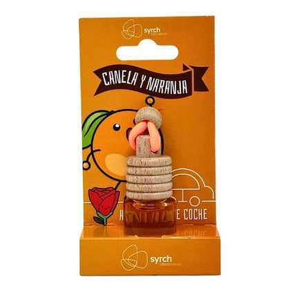 Ambientador para Coche con Aroma a Canela y Naranaja Syrch - 10ml
