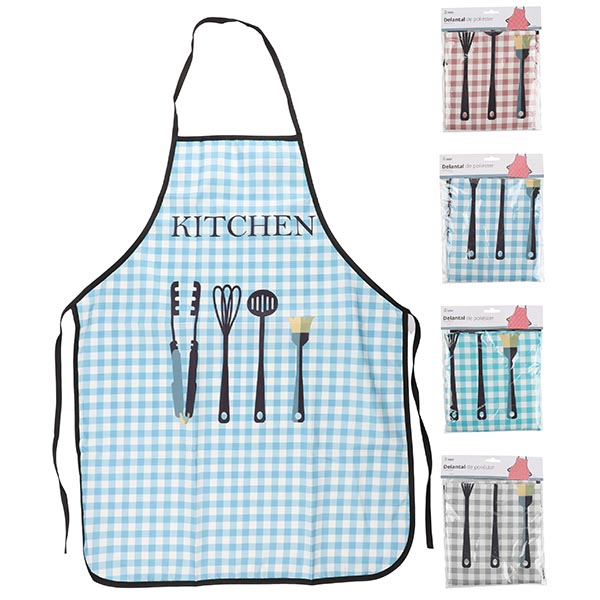 Delantal de Poliester Market Suprem Colores Surtidos - 69x53cm