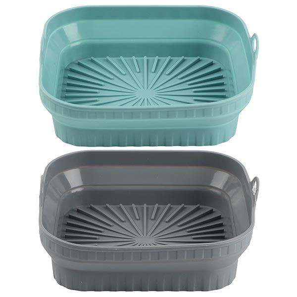 Molde de Silicona Plegable para Air Fryer Market Suprem - 20x20cm