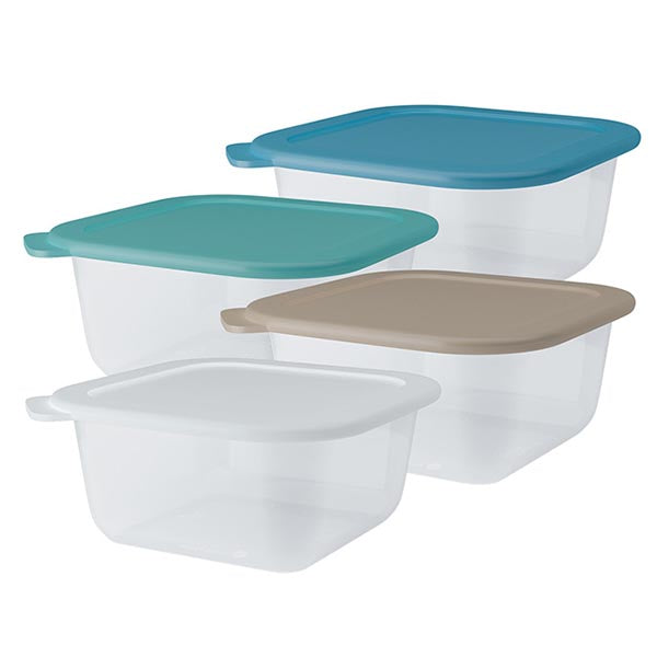 Fiambrera de Plastico Cuadrada Juypal Hogar - 800ml