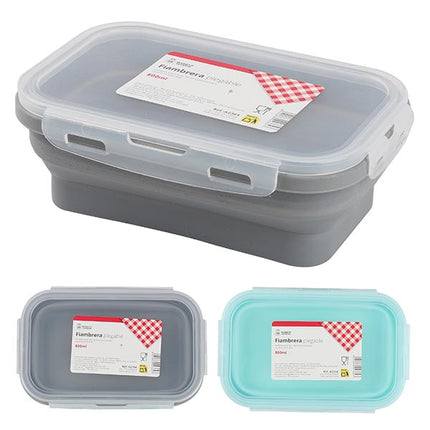 Fiambrera Hermética Plegable Market Suprem - 800ml (18x12cm)