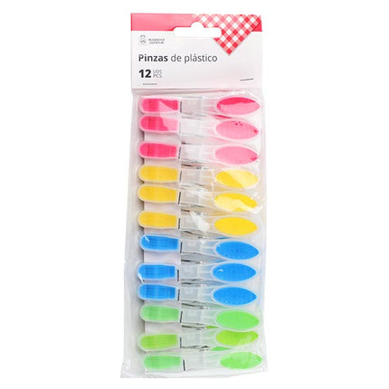 Pinzas de Plástico Soft Market Suprem - 12uds
