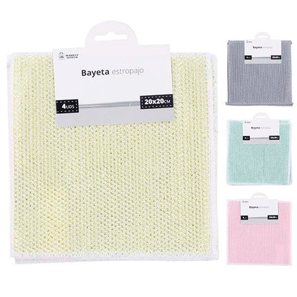 Bayeta Estropajo Market Suprem - 4uds (20x20cm)
