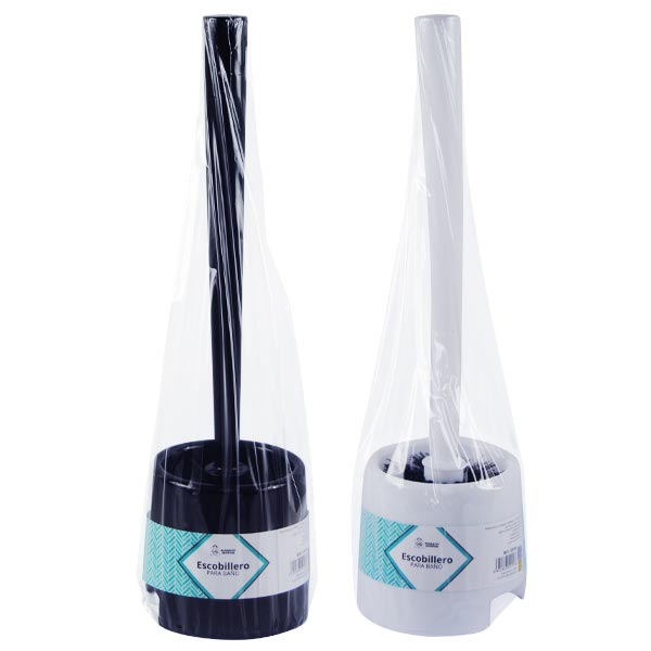 Escobillero para Baño + Escobilla Market Suprem - 37cm