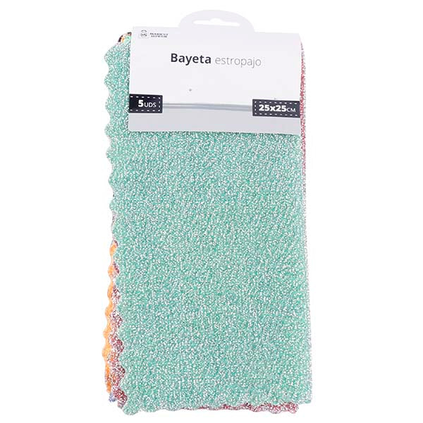 Bayeta Estropajo Market Suprem - 5uds (25x25cm)