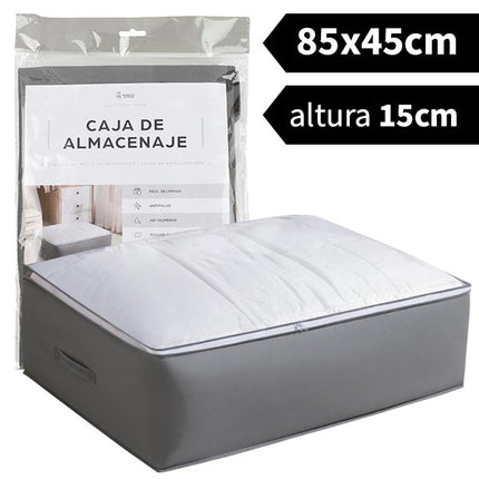 Caja de Alamcenaje de Tela Plegable con Ventana Market Suprem - 80x45x15cm