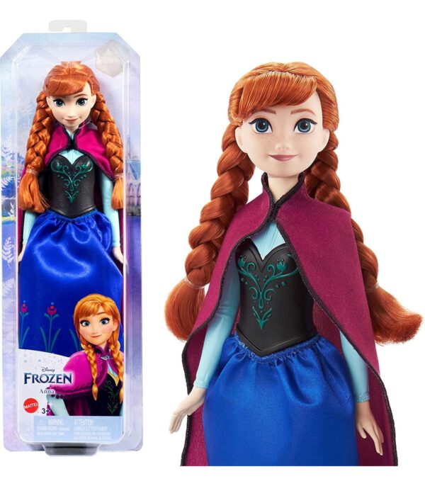 Muñeca Princesa Disney Anna Viajera - 30cm