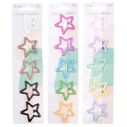 Clips con Forma de Estrella Market Suprem - 5uds