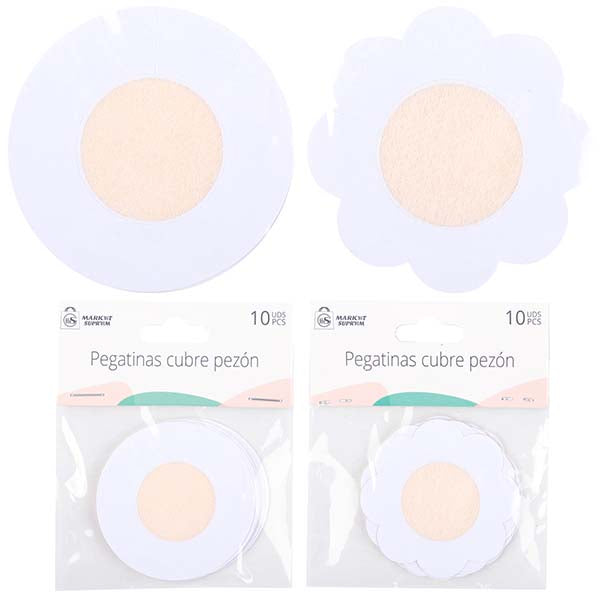 Pegatinas Cubre Pezón Market Suprem – 10 uds (6 cm)