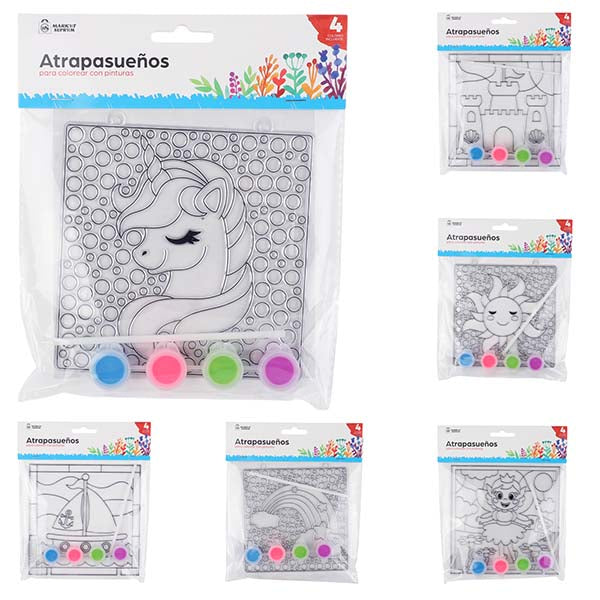 Atrapasueños para Colorear con Tempera Market Suprem - 4 Colores