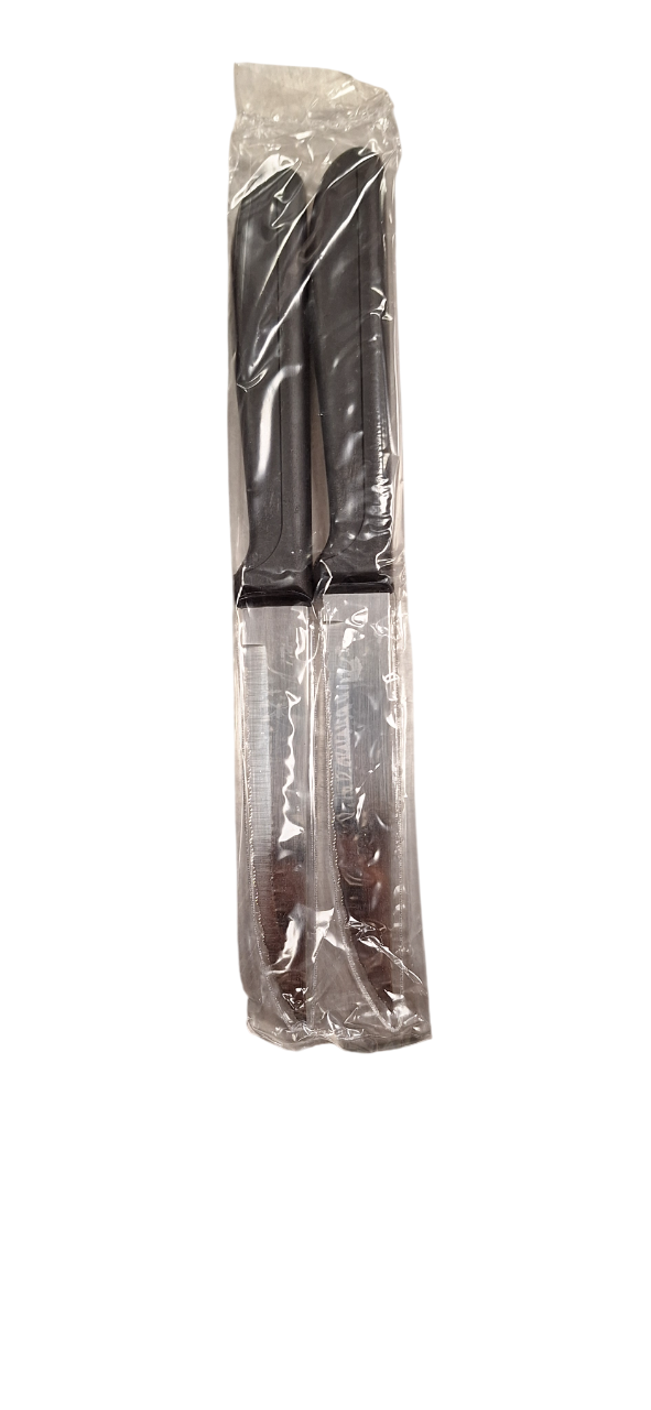 Cuchillos de Mesa con Mango de Plástico - 2uds
