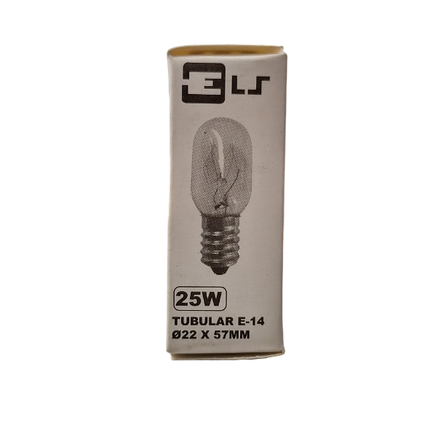 Bombilla Tubular E-14 22X57MM 25W ELS