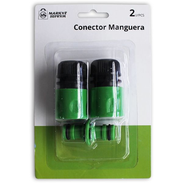 Set de Conector de Manguera Market Suprem - 2uds