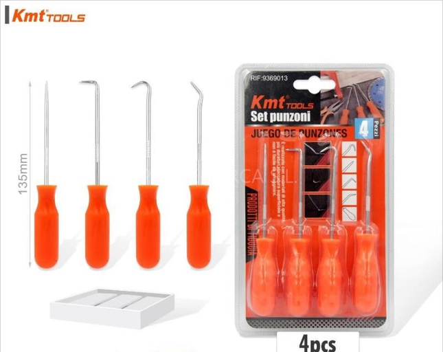 Set Juego De Punzones 4 UNDS - KMT