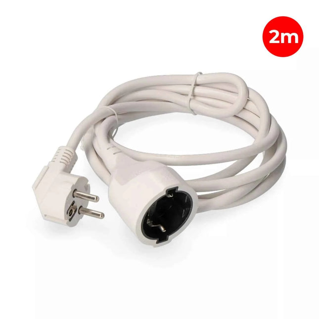 Prolongador con 1 Toma 2P+T 16A 250V 2m de Cable H05VV-F 3G1,5mm²