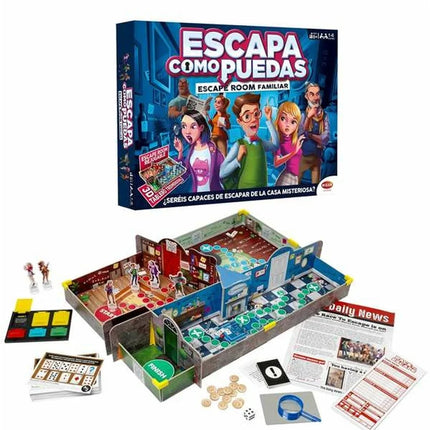 Juego de Mesa “Escapa como Puedas” Bizak – Escape Room Familiar (1-6 Jugadores)