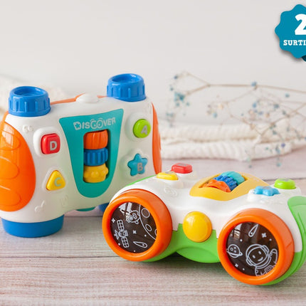 Prismáticos Interactivos KioKids – Juguete Musical con Luces y Sonidos (+18 Meses)