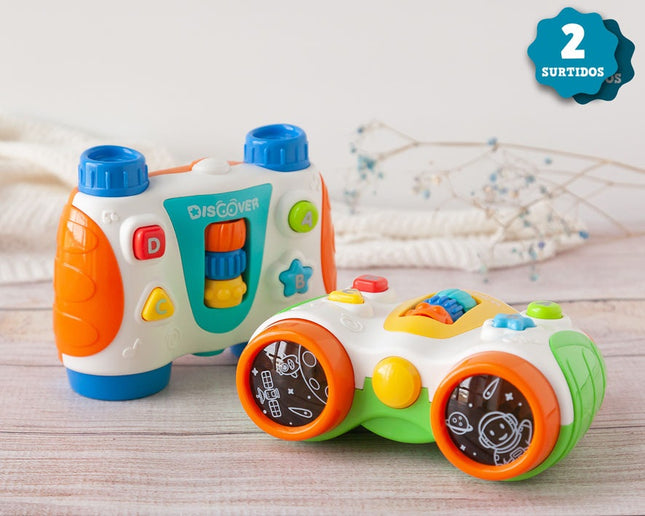 Prismáticos Interactivos KioKids – Juguete Musical con Luces y Sonidos (+18 Meses)
