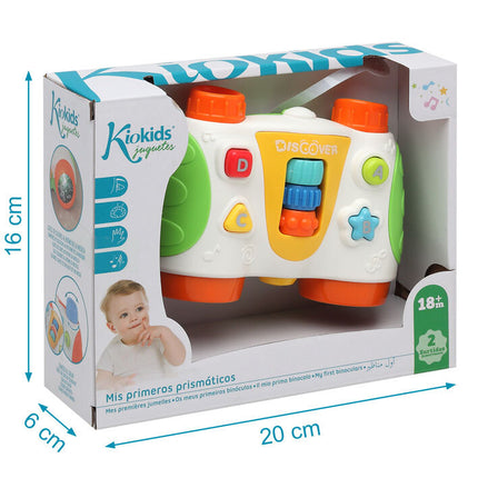 Prismáticos Interactivos KioKids – Juguete Musical con Luces y Sonidos (+18 Meses)