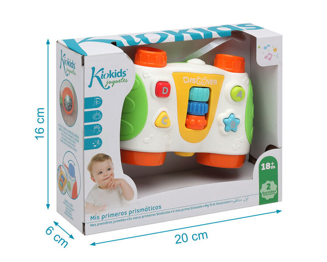Prismáticos Interactivos KioKids – Juguete Musical con Luces y Sonidos (+18 Meses)