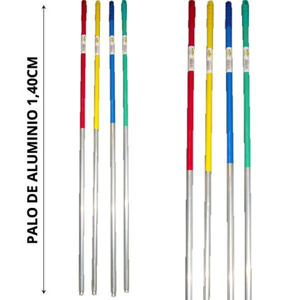Palo de Escoba de Aluminio Amapola Colores Surtidos - 140cm