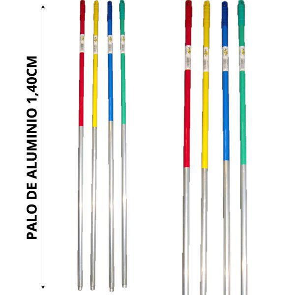 Palo de Escoba de Aluminio Amapola Colores Surtidos - 140cm