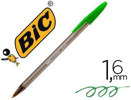 Boligrafo BIC Verde Pastel 15CM 1UD
