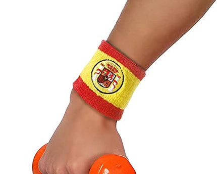 Muñequera Bandera de España con Escudo Atosa