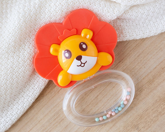 Mordedor Sonajero León KioKids – Silicona Suave para Dentición Infantil (+3 Meses)