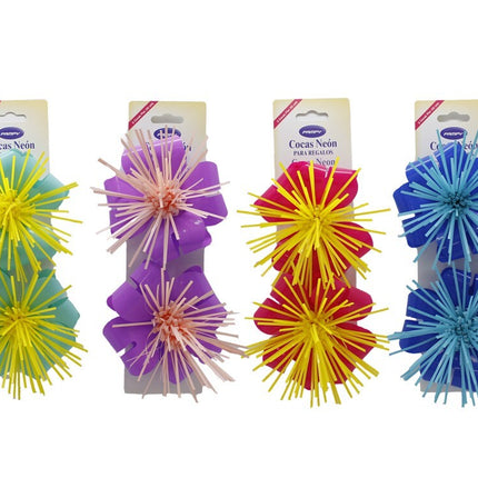 Lazos Decorativos Neón para Regalos - Set de 2 Unidades