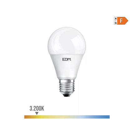 Bombilla Estándar LED E27 12W 1154Lm 3200K Luz Cálida - Ø 6 x 11,5 cm