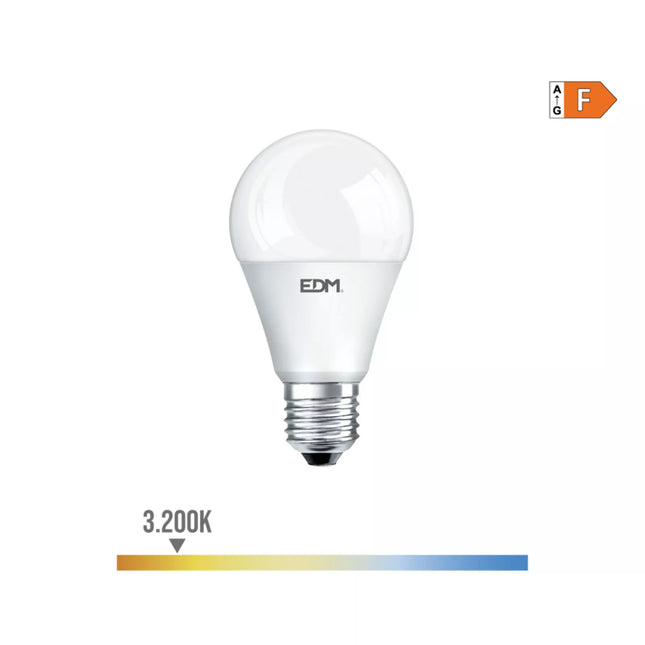 Bombilla Estándar LED E27 12W 1154Lm 3200K Luz Cálida - Ø 6 x 11,5 cm