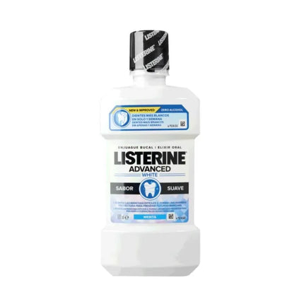 Enjuague Bucal Listerine Advanced White Menta Blanco 500ML