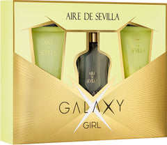 Conjunto Aire de Sevilla Galaxy Girl - Perfume, Gel de Banho e Creme Hidratante