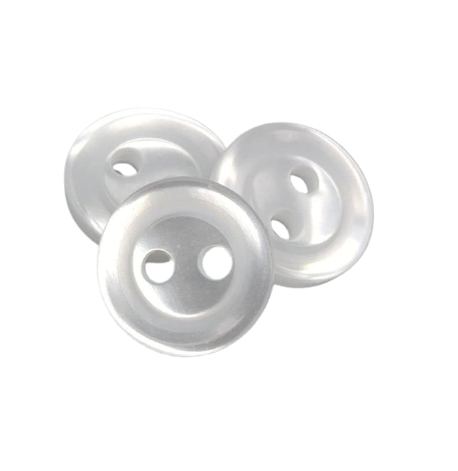 Botones de Camisa Blancos Hidalgo - 20uds