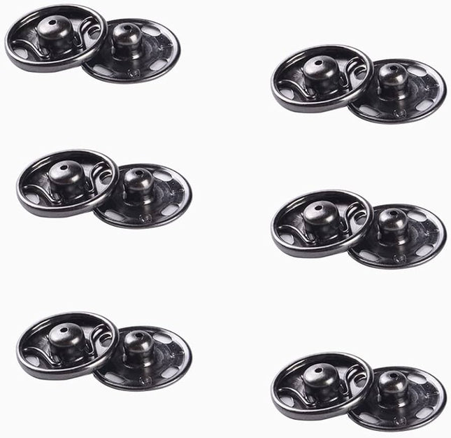 Botones de Click Negros Multicolor Shopping - 30uds