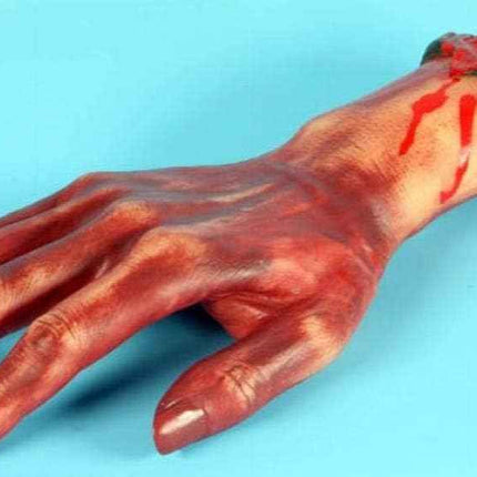 Mano Cortada Sangrienta de Látex – Accesorio de Decoración Halloween