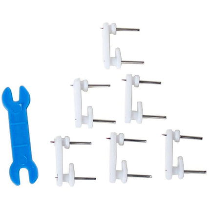 Cuelga Facil 2 puntas Az Mark - 6uds