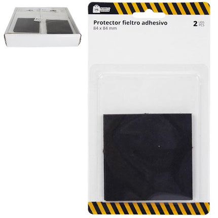 Protector Adhesivo de Fieltro Market Suprem - 2uds (84x84mm)