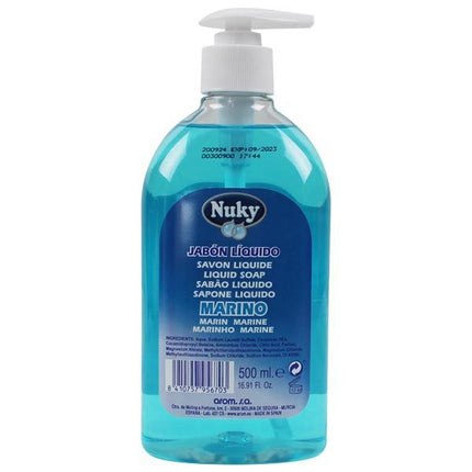 Jabón para Manos Liquido "Marino" Nuky - 500ml