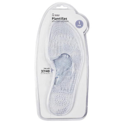Plantillas Unisex de Silicona Market Suprem - 1 Par (Tallas 37/40)