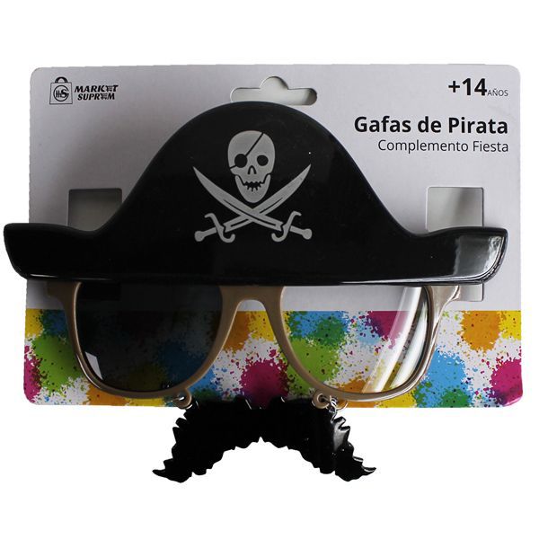 Gafas de Pirata Complemento de Fiesta Market Suprem